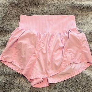 Free People Pink Athletic Shorts
